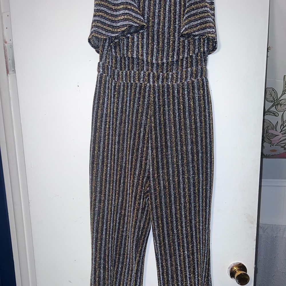 Lulumari sparkly strapless bodysuit, size medium
